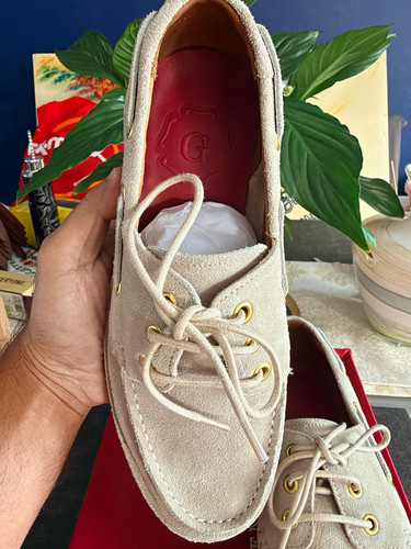 Grenson sheldon suede boat - suede,
