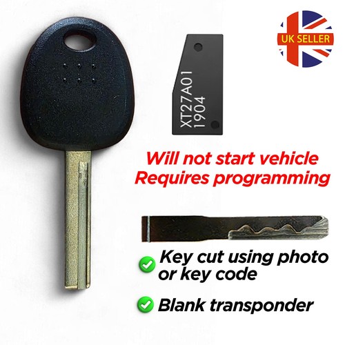 Spare key with - , transponder