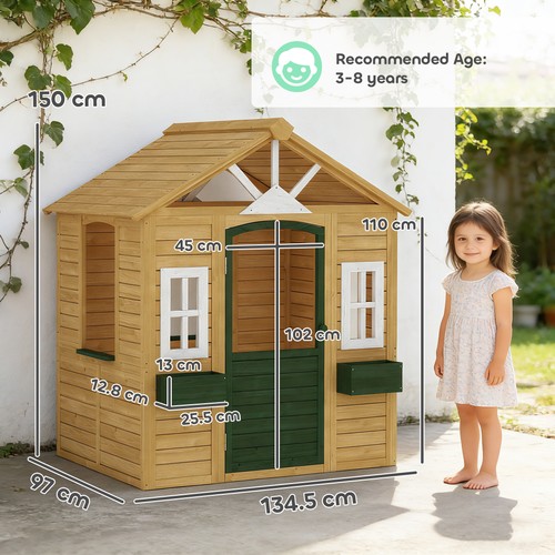 Wooden outdoor kids garden - wooden,