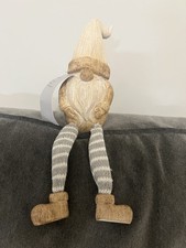 Next Cute Natural Dangly Leg Gonk Ornament /Shelfsitter BNWT Christmas 