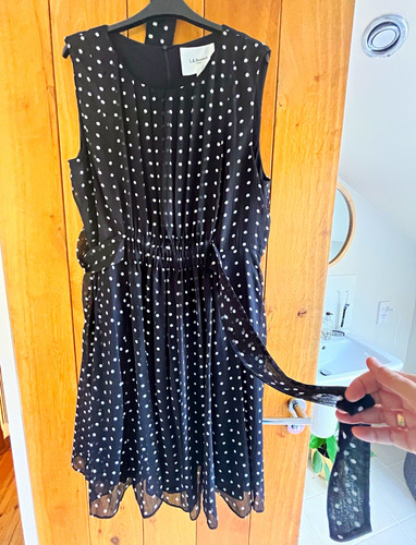 Bennett black white polka - black/white,