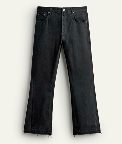 Zara flare fit denim jeans - flare,
