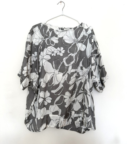Masai flower print top - masai, boxy
