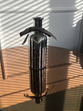 Glass mercury silver vase - mercury,