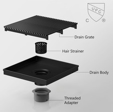 Sharpeye 8 Inch Square Shower