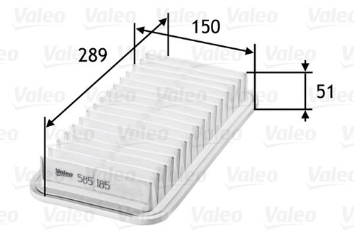 Valeo 585185 air filter for - 585185,