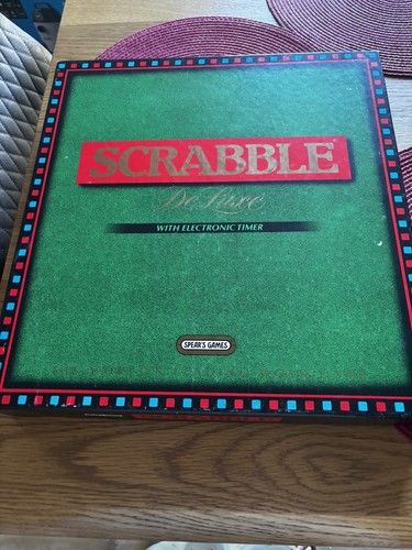 Scrabble deluxe game large - game, :