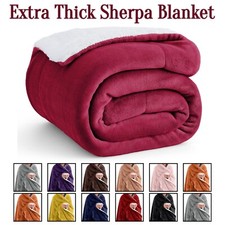 Extra Thick Sherpa Blanket