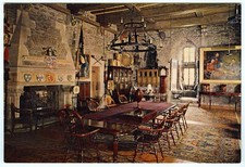 1960s J Arthur Dixon Postcard Banqueting Hall of Eilean Donan Castle Unposted