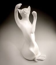 Royal Doulton Images of Nature Cat Shadowplay White Model HN 3529 1982