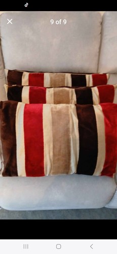 Cushions red brown - cushions, red,