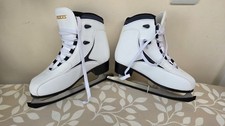 Roces White Figure Ice Skates