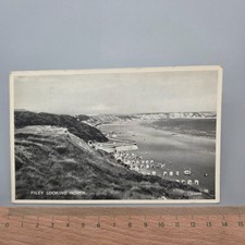 Vintage Postcard FILEY LOOKING