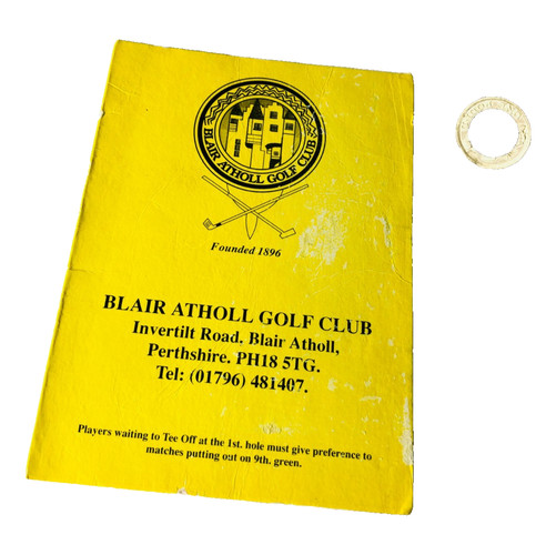 Golfing golf score card blair - golfing,