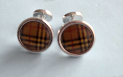 Burberry rhodium plated round - rhodium,