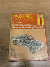 New* Vauxhall Cavalier Mk1 1300 Haynes Workshop Repair Manual