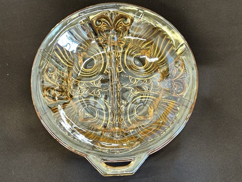 Vintage carnival glass divided - carnival,