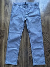 Hugo Boss “Rice3-D” Cobalt Steel Chinos Reg / Straight W34 L31 BNWOT RRP £129