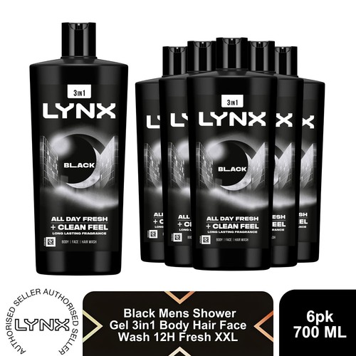 Lynx black shower gel with - black,