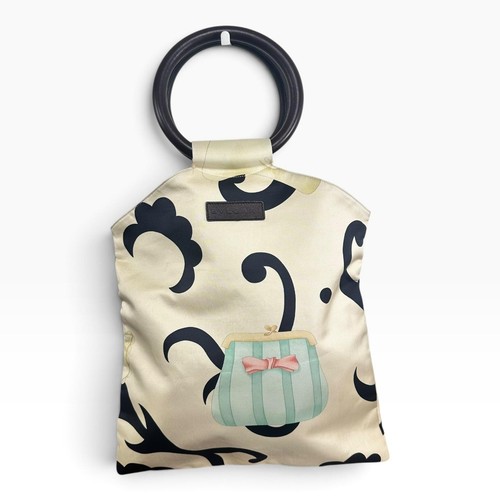 Bvlgari canvas top handle bag - top,