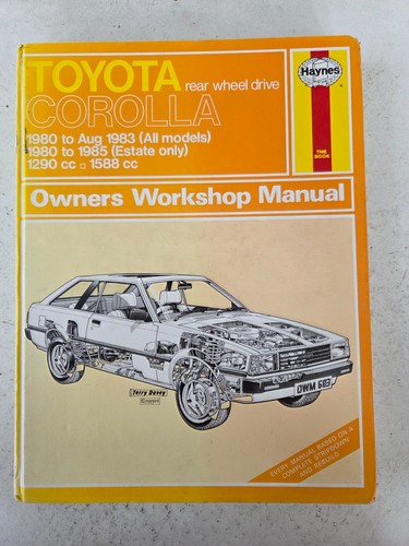 Toyota corolla rwd haynes - toyota,