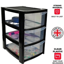 Plastic Storage Unit 3 Tier