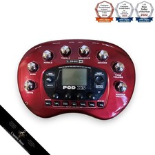 Line 6 POD X3 Multi-Effects Guitar Processor Red Amp Line6 PODX3 PODX X 3 Tested