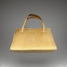 Vintage genuine snakeskin handbag By Jane Shilton.