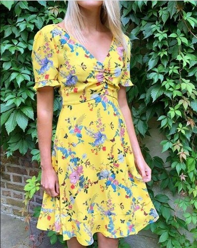 Oasis fitzwilliam ochre - oasis, floral
