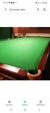 Riley Imperial mahogany Full Size Snooker Table Fully Restored and Re-polished