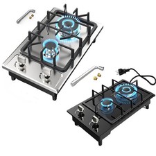 Gas Stove 2 Burners Plug-In