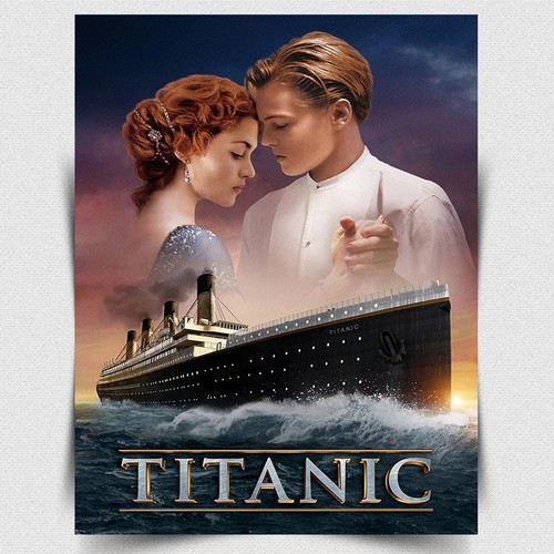 Metal sign titanic movie - sign,