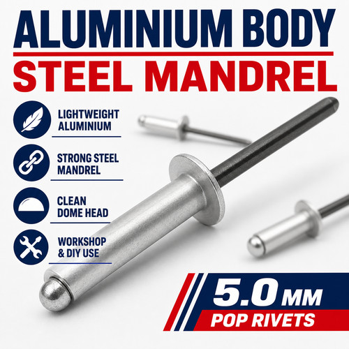 0mm pop rivets aluminium - pop,