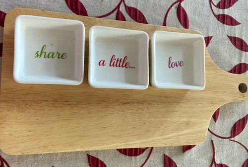 Wooden serving board - serving,