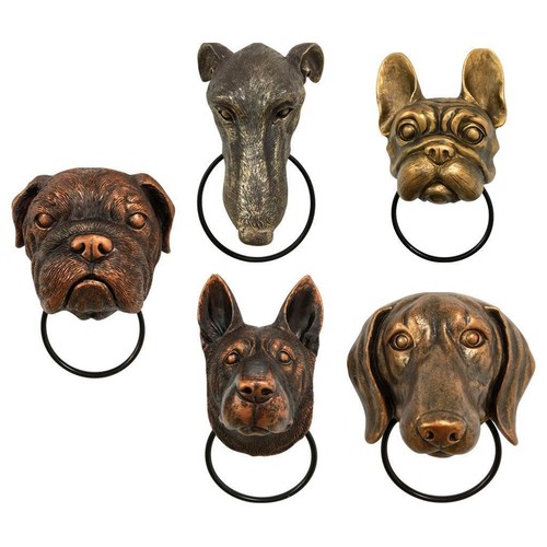 Antique dog head knocker - antique,
