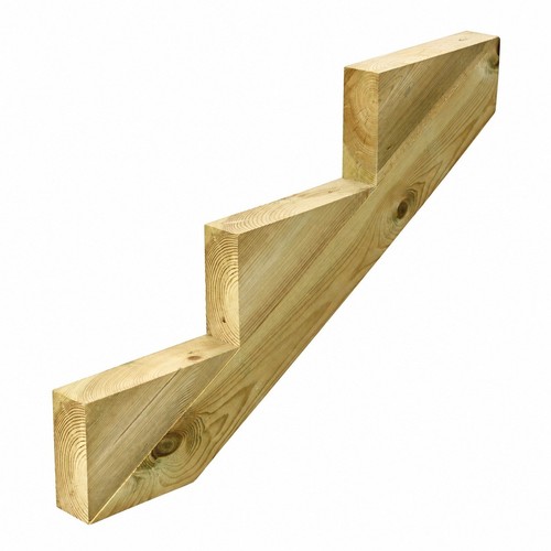 Tread decking stair stringer - tread,