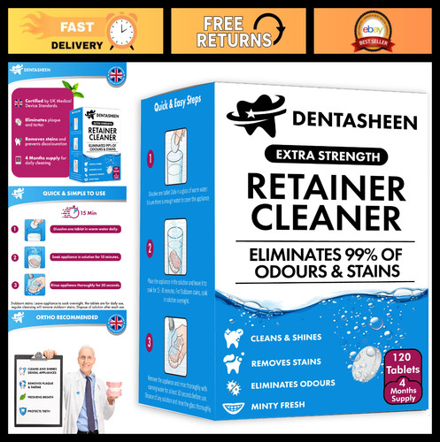 Retainer cleaning tablets - retainer,