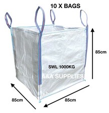 ✅ 10 x TONNE BUILDERS BAGS