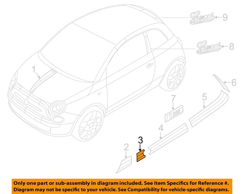 Fiat oem 2012 500 - fiat, stripe