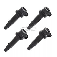 4PCS Black Ignition Coil For