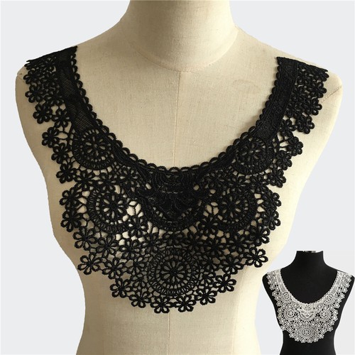 Lace flower collar trim - flower,