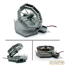 DAPR-N Gauge Scenery Kit-Motorised Fairground - Spinball/Meteorite Cage Ride