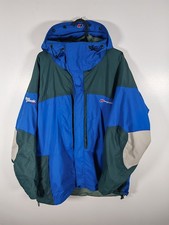 Vintage Berghaus Mera Peak Gore-Tex XCR Jacket Mens Size Large Blue/Grey/White