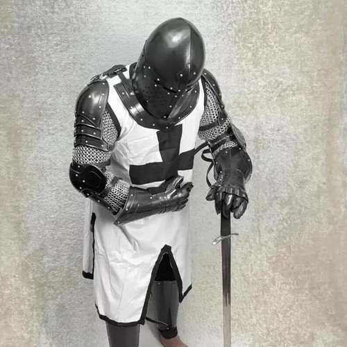 Medieval black templar - black,