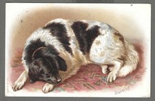 Vintage artist signed postcard