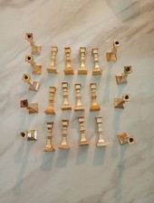 20 x Gold Cake Pillars 5 Cm