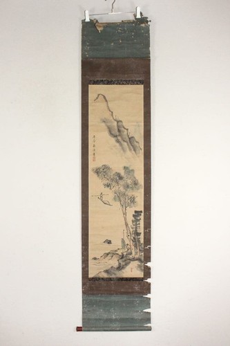 Japanese hanging scroll heian - japanese,
