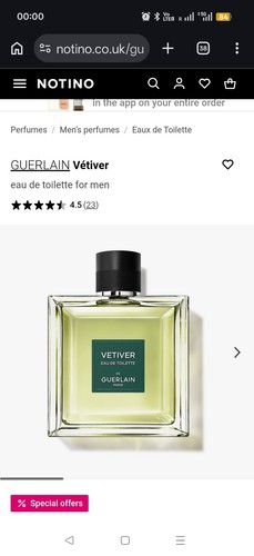 Guerlain vetiver edt - vetiver, eau