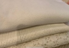 Baby blankets bundle x3 white 