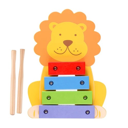 Lion xylophone musical - lion, wooden